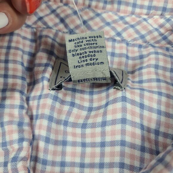 G.H. Bass men's plaid button down plaid Academia NWT Size XXL preppy gorpcore - Picture 8 of 9